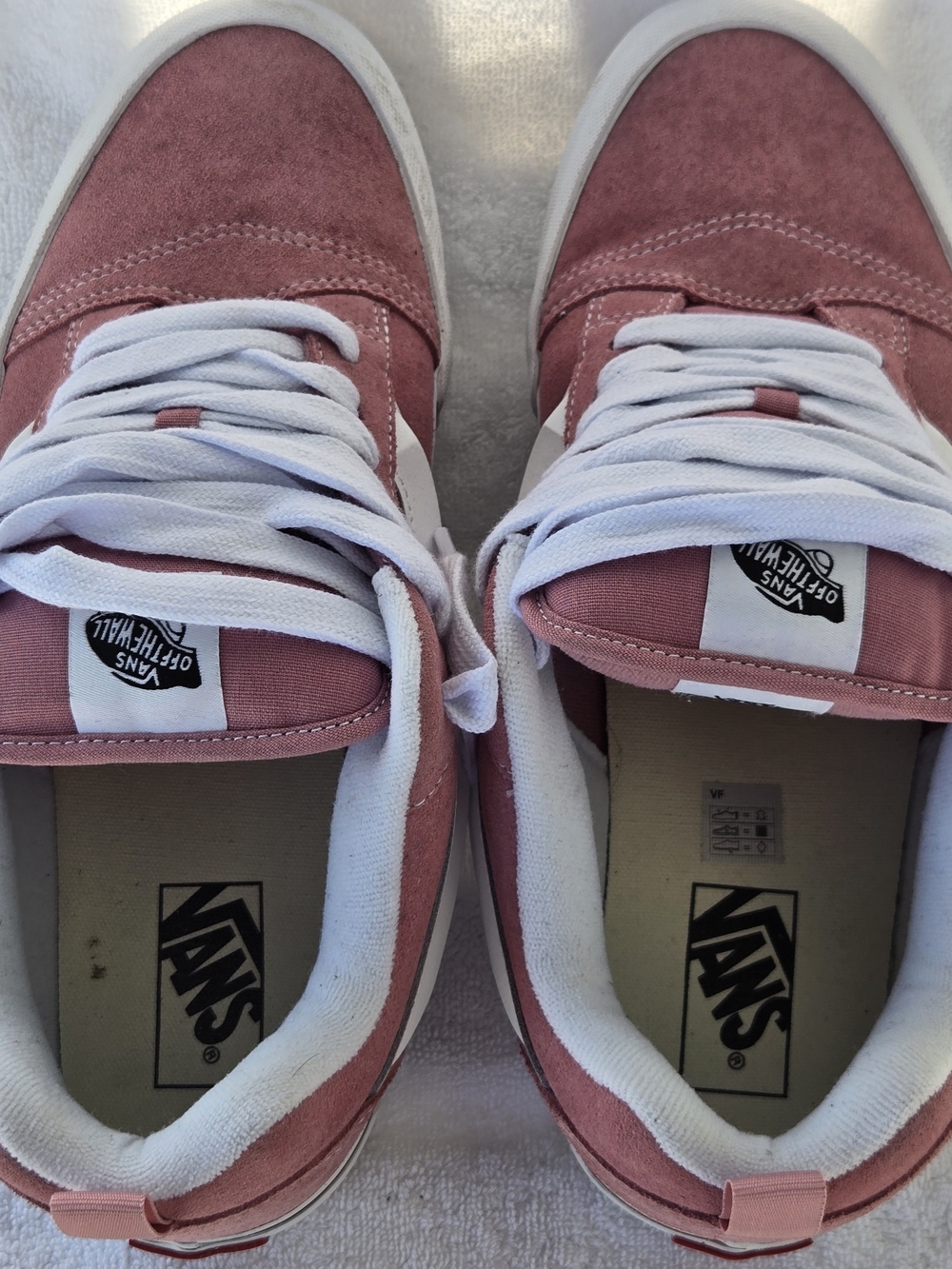Vans Knu Skool Pink Suede White Sidestripe Chunky Skate Shoes Men 11 - Picture 2 of 8